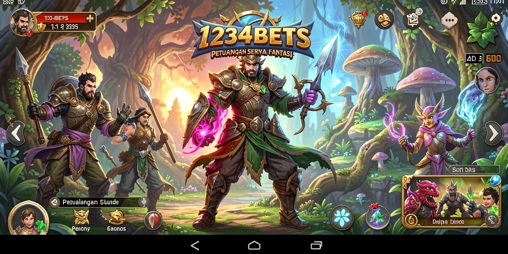 Screenshot gameplay 1234BETS yang penuh aksi dan petualangan.