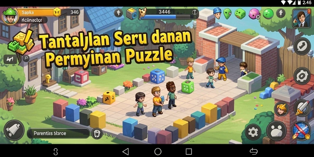Tampilan menarik dari gameplay 3446 yang memikat pemain.
