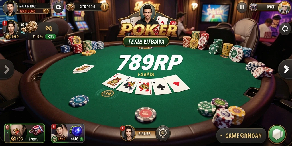 Screenshot gameplay Poker yang seru di 789RP.