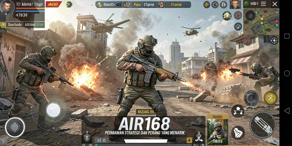 Tampilan gameplay menarik dengan strategi mendalam.