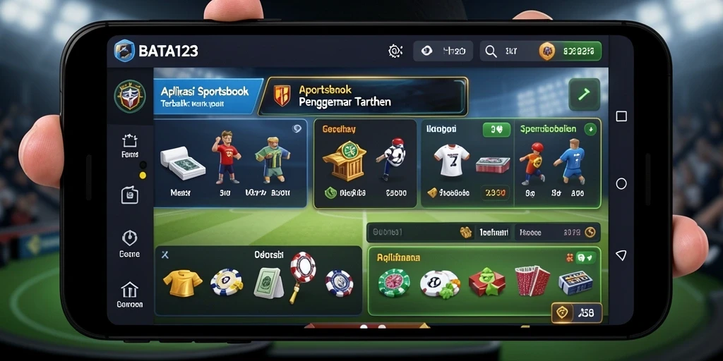 Screenshot utama BATA123 menampilkan pengalaman menarik dalam taruhan Sportsbook.