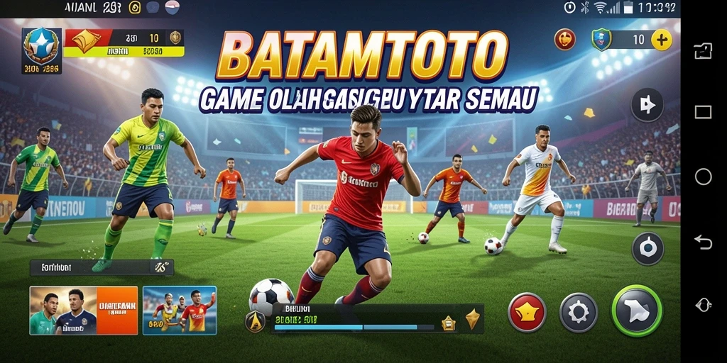 Screenshot gameplay BATAMTOTO yang menunjukkan aksi seru di lapangan.