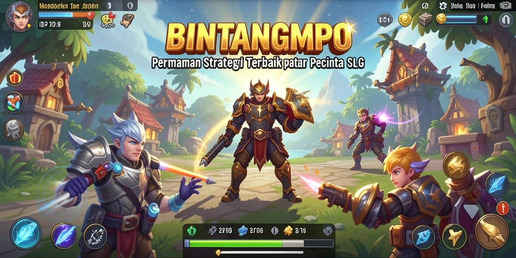 Tampilan gameplay BINTANGMPO yang menegangkan dan menarik.