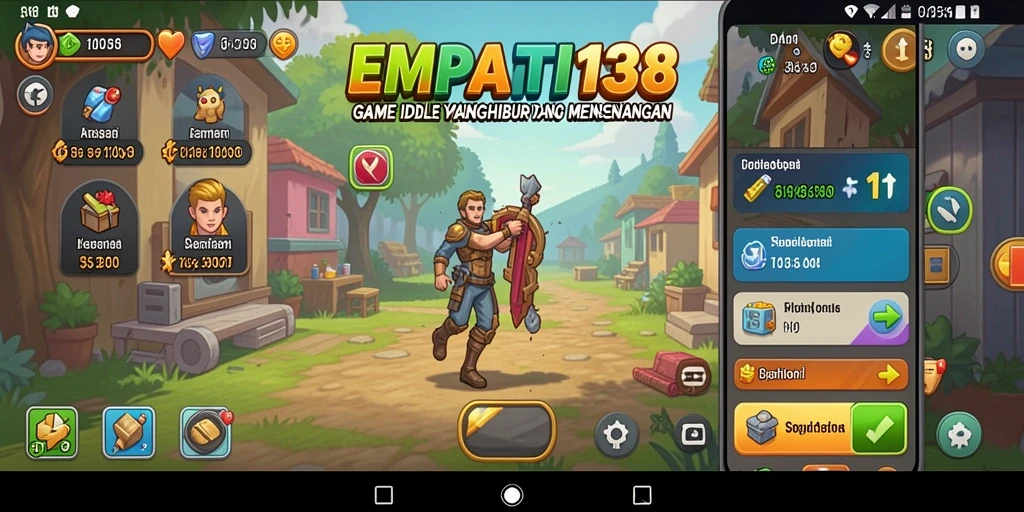 Tangkapan layar gameplay <strong>EMPATI138</strong> yang menampilkan aksi Idle yang seru.