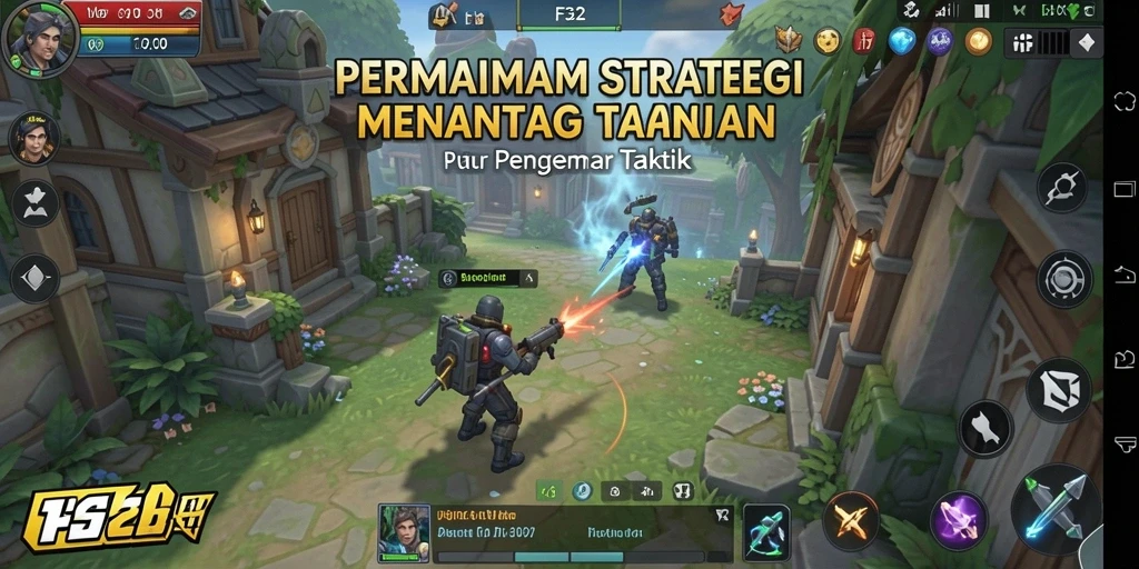 Gameplay menegangkan dengan berbagai strategi yang bisa diterapkan.
