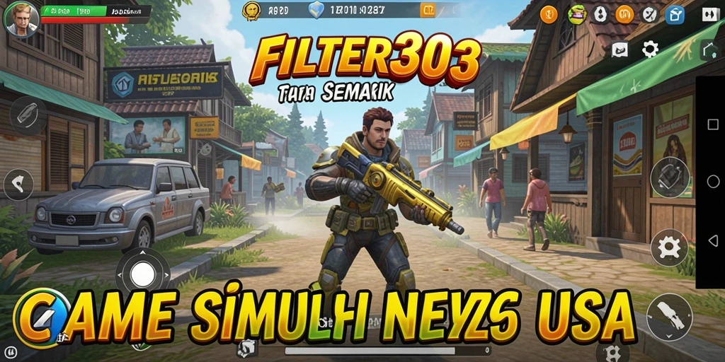 Tampilan gameplay dari FILTER303 yang mengesankan dengan elemen simulasi.