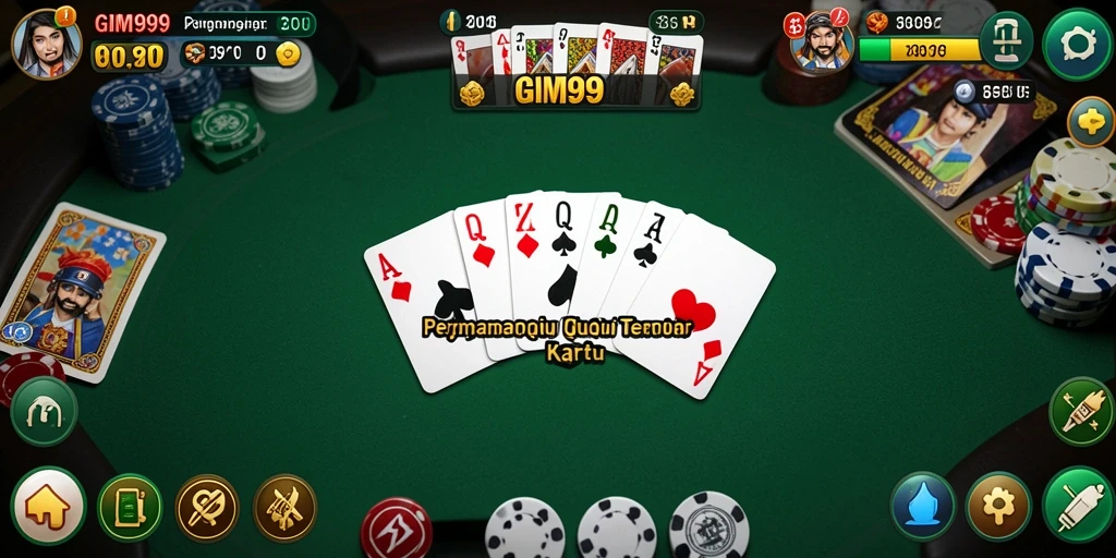 Tampilan gameplay QiuQiu yang menarik dan interaktif.