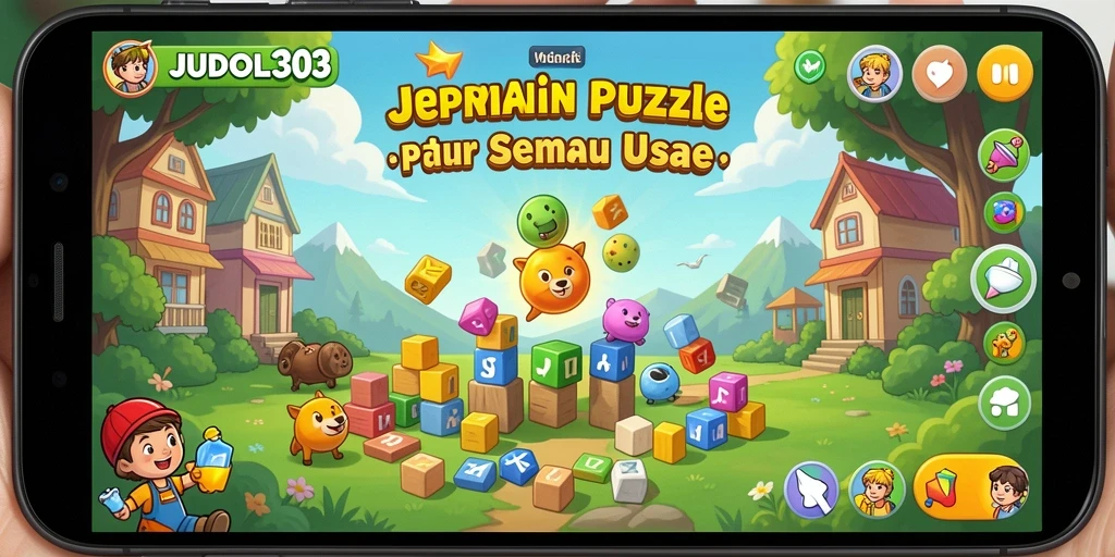 Tampilan gameplay menarik JUDOL303 dengan berbagai teka-teki.