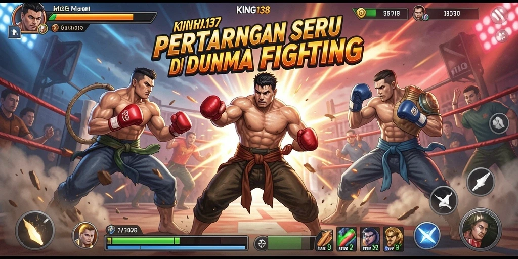 Tangkapan layar KING138 menampilkan momen pertarungan seru dan grafis menakjubkan.