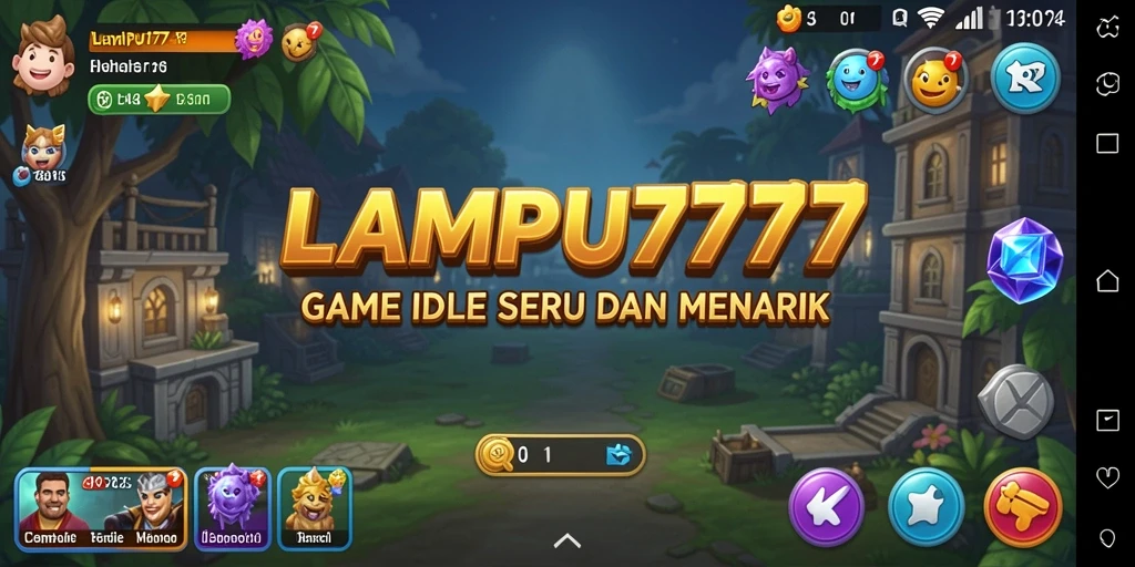 Screenshot gameplay LAMPU777 menampilkan aksi seru dalam permainan Idle.
