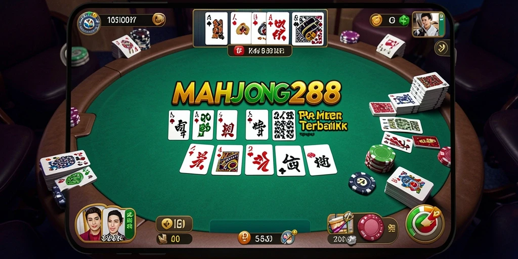 Tampilan screenshot gameplay MAHJONG288 yang menarik saat bermain Poker.
