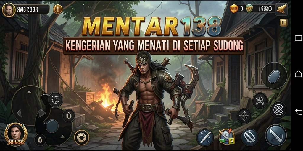 Tampilan menakutkan saat gameplay MENTARI138 dengan makhluk Horror.