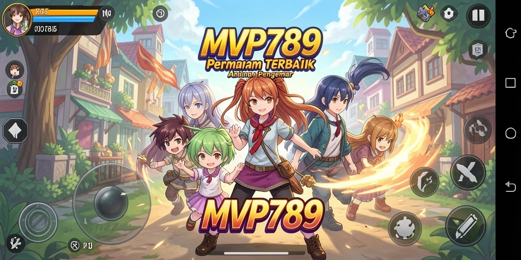 Screenshot yang menampilkan pertarungan seru dalam dunia anime.