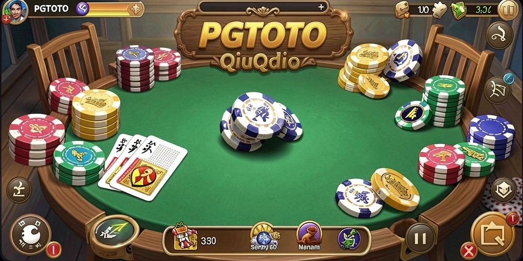 Tampilan gameplay QiuQiu yang seru dan menegangkan.