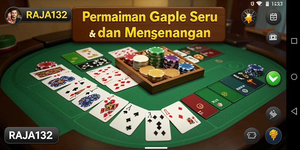 Tampilan utama gameplay RAJA132 yang menarik dan menghibur.