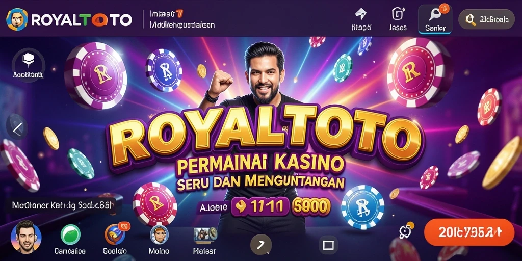 Tampilan menarik dari permainan Kasino ROYALTOTO yang mendebarkan.