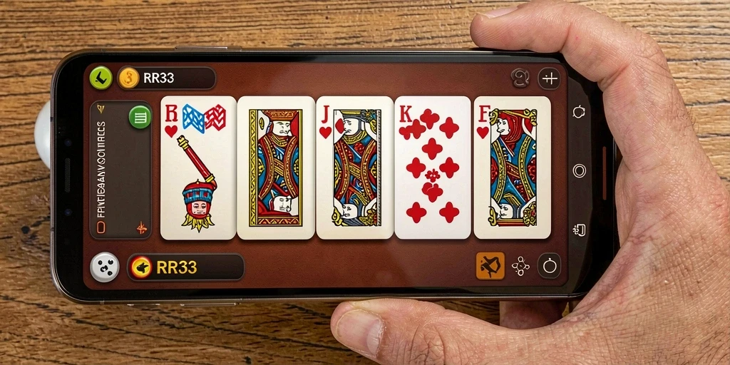 Screenshot utama RR33 menampilkan aksi seru permainan Domino.