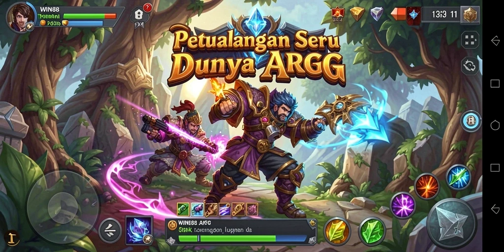Tampilan gameplay seru dalam dunia ARPG yang penuh aksi.