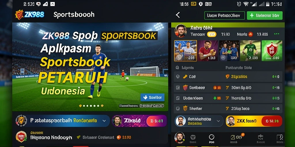 Tampilan gameplay seru di aplikasi Sportsbook ZK988.